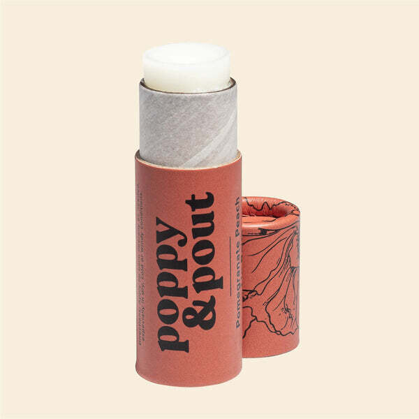 Poppy &amp; Pout Pomegranate Peach Lip Balm