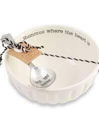 Hummus Bowl w/ Spoon 