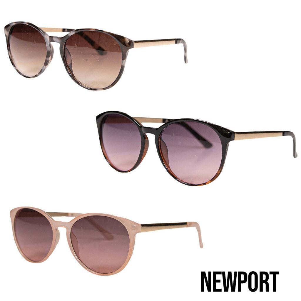 Sunglasses Newport- Grey Leopard