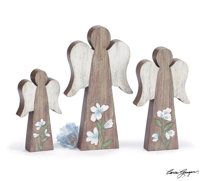 Medium Wooden Angels