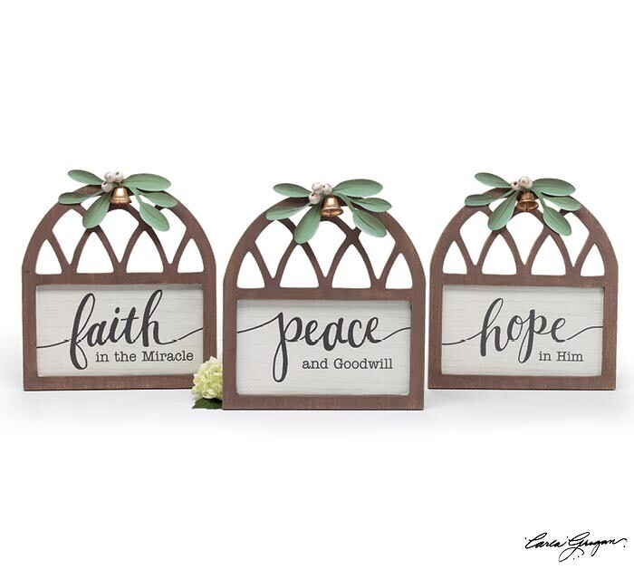 Mistletoe Shelf Sitter Religious