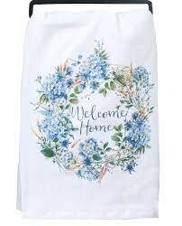 Welcome Home Wreath Tea Towel