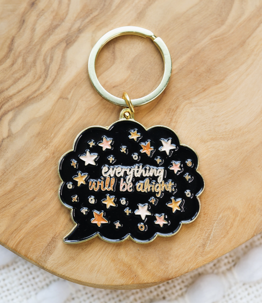 Everything will Be Alright Keychain