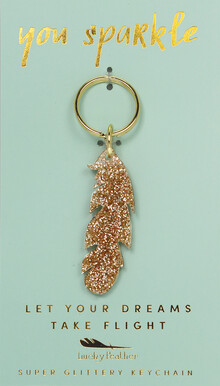 Feather Keychain