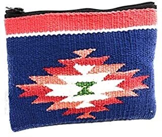 Red White &amp; Blue Handloomed Pouch 