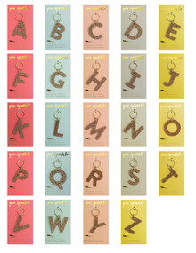 Letter Keychains