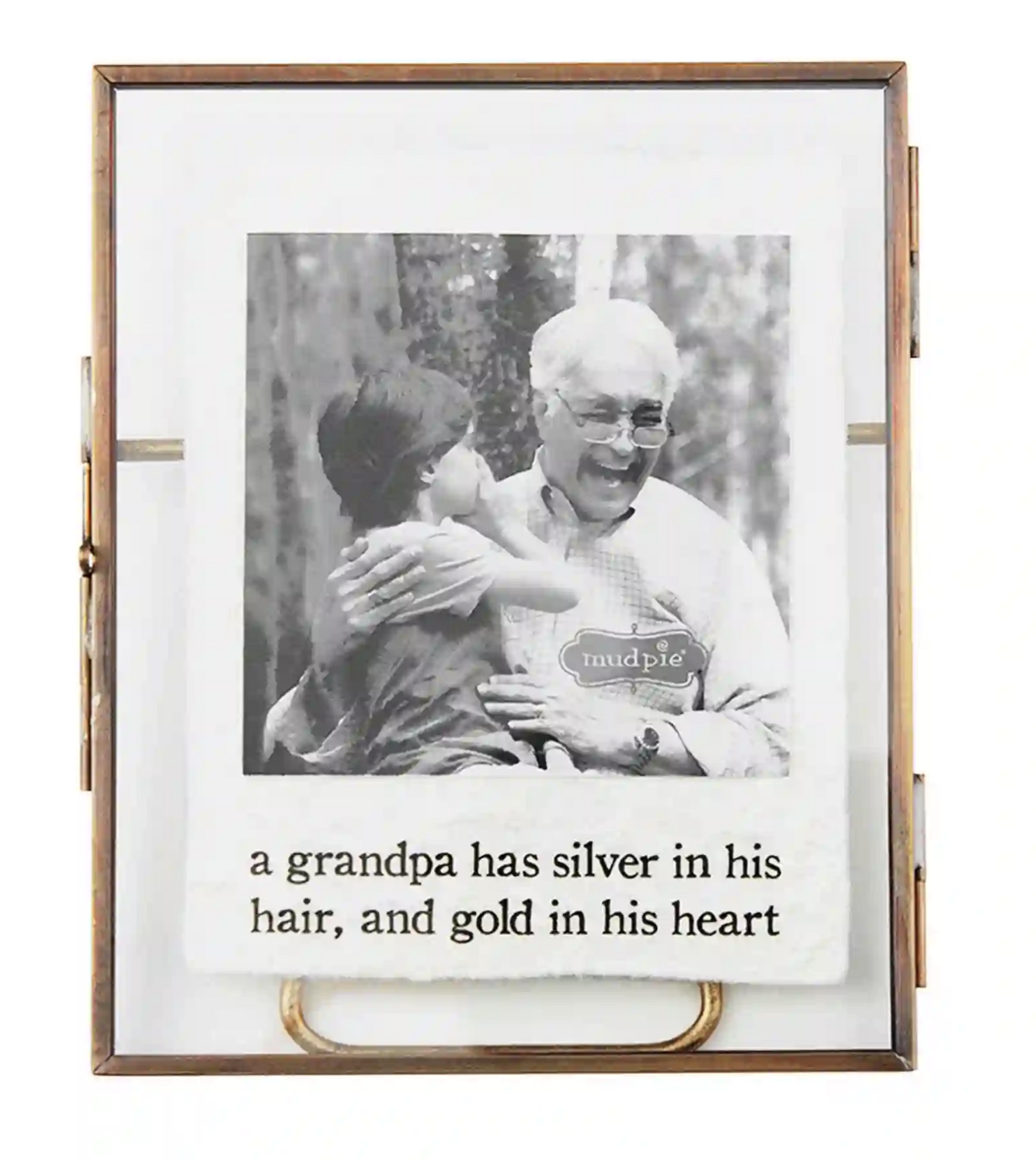 Grandpa Silver in his Hair Frame