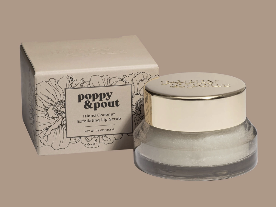 Coconut Island Lip Scrub Poppy &amp; Pout