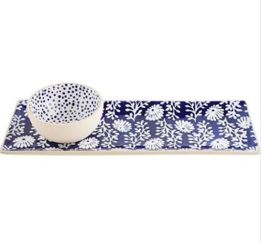 Blue Indigo Dip Set