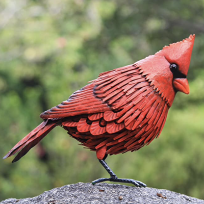 Cardinal Metal Decor