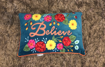 Floral Believe Pillow