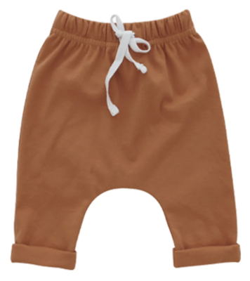 Pumpkin Cotton Baby Joggers 6-12 M