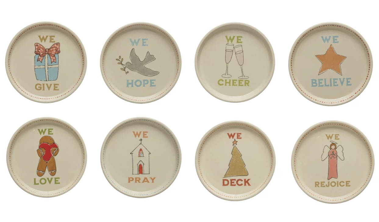 We Christmas Trinket Trays 