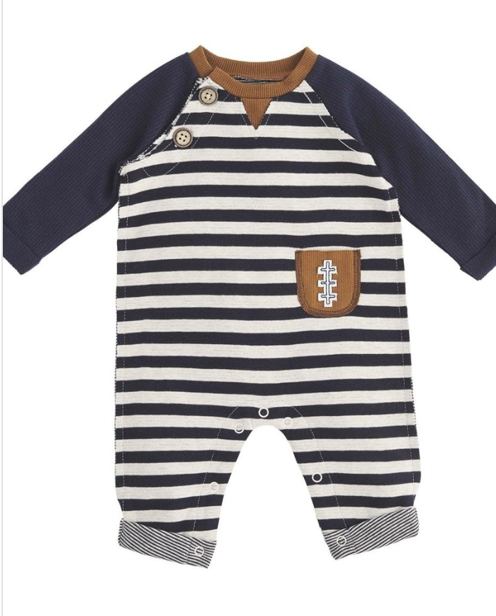 Stripe Football Set  3-6 Month