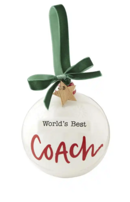 World's Best Coach Ornament
