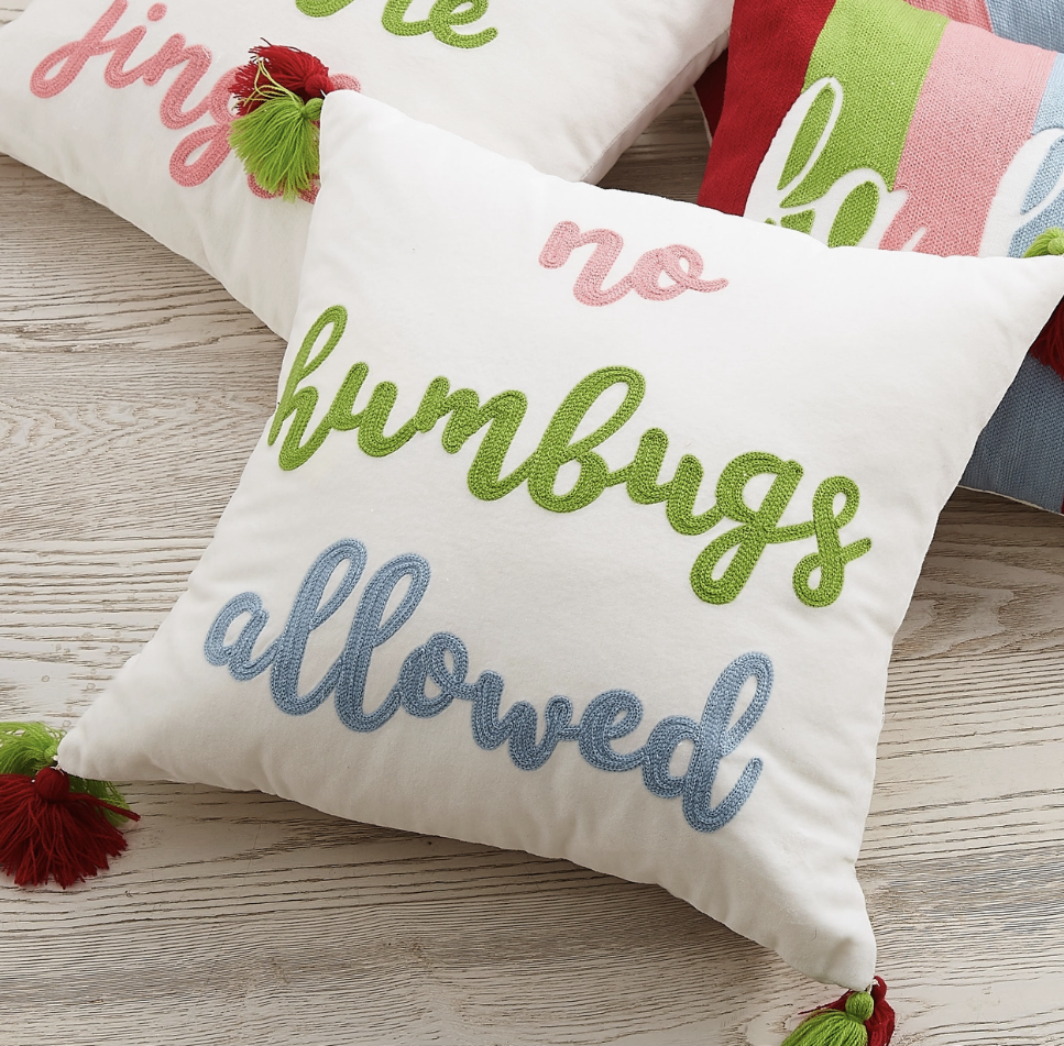 No Humbugs Allowed Pillow