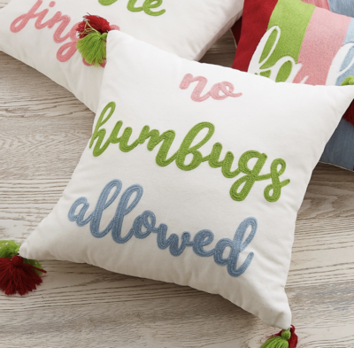 No Humbugs Allowed Pillow