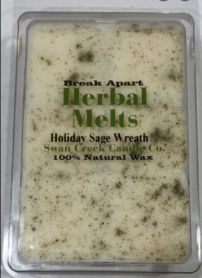 Holiday Sage Wreath Herbal Melt