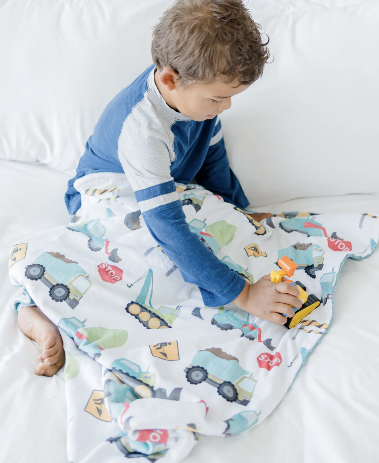 Truck Baby Blanket