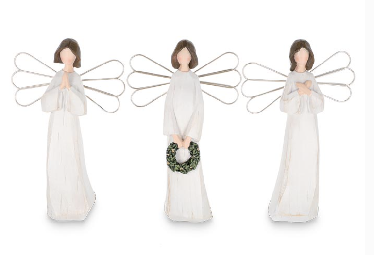 3 Styles Angels with Gold Wings