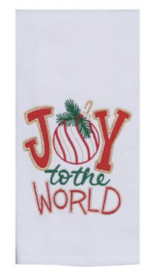 Joy to the World Ornament Tea Towel
