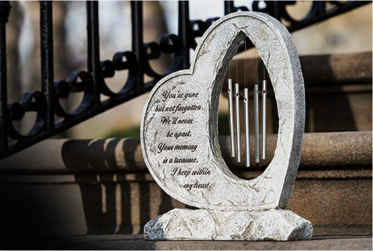 Heart Garden Stone Chime