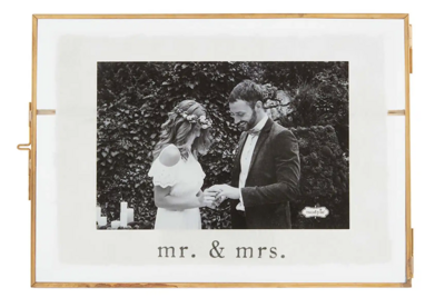 Mr. and Mrs. Glass Frame