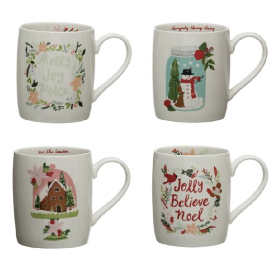 4 Styles Christmas Mug