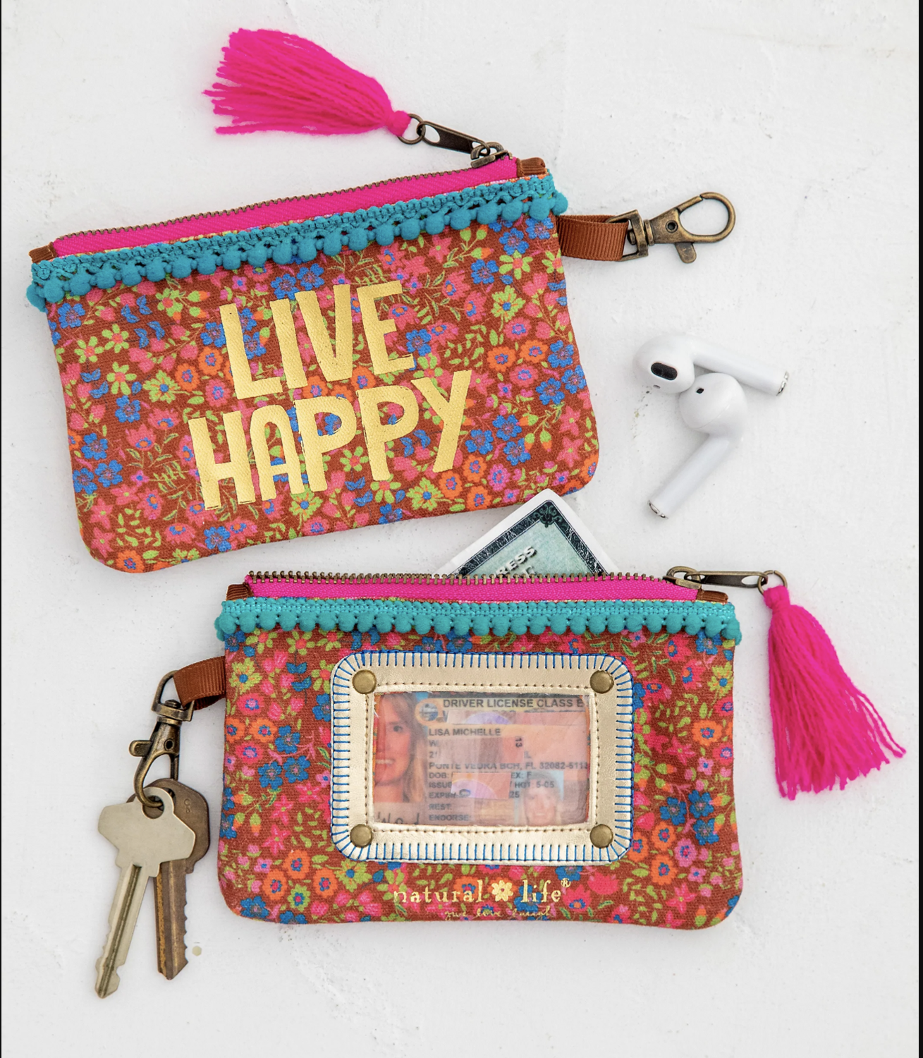 Live Happy ID Pouch