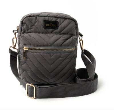 Grey Quilted Bag
