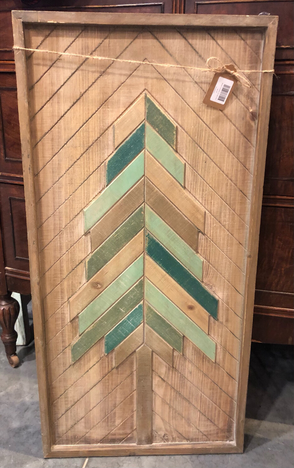 Wooden Christmas Tree Wall Decor