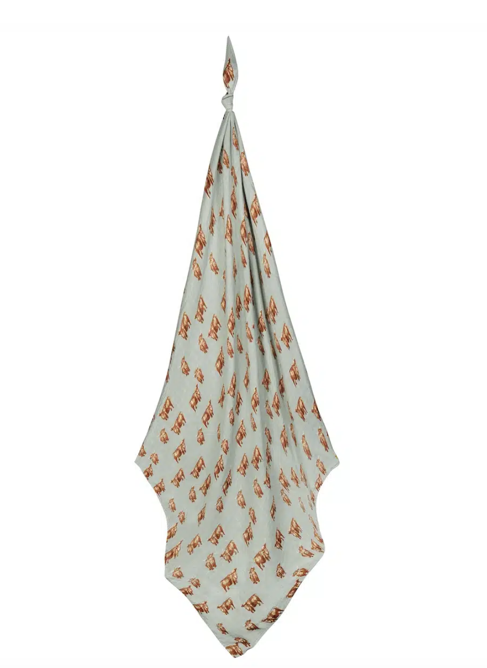 Bamboo Swaddle Highland Cow