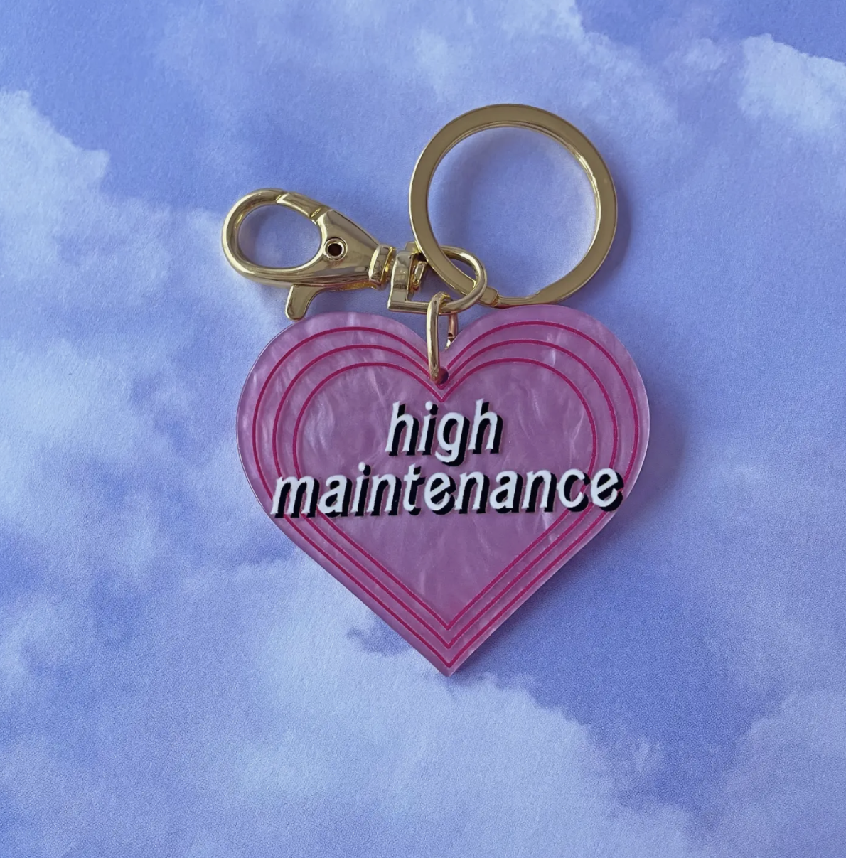 High Maintenance Keychain