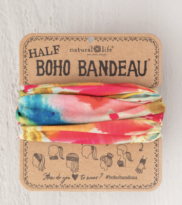 Boho Bandeau Half- Abstract Floral