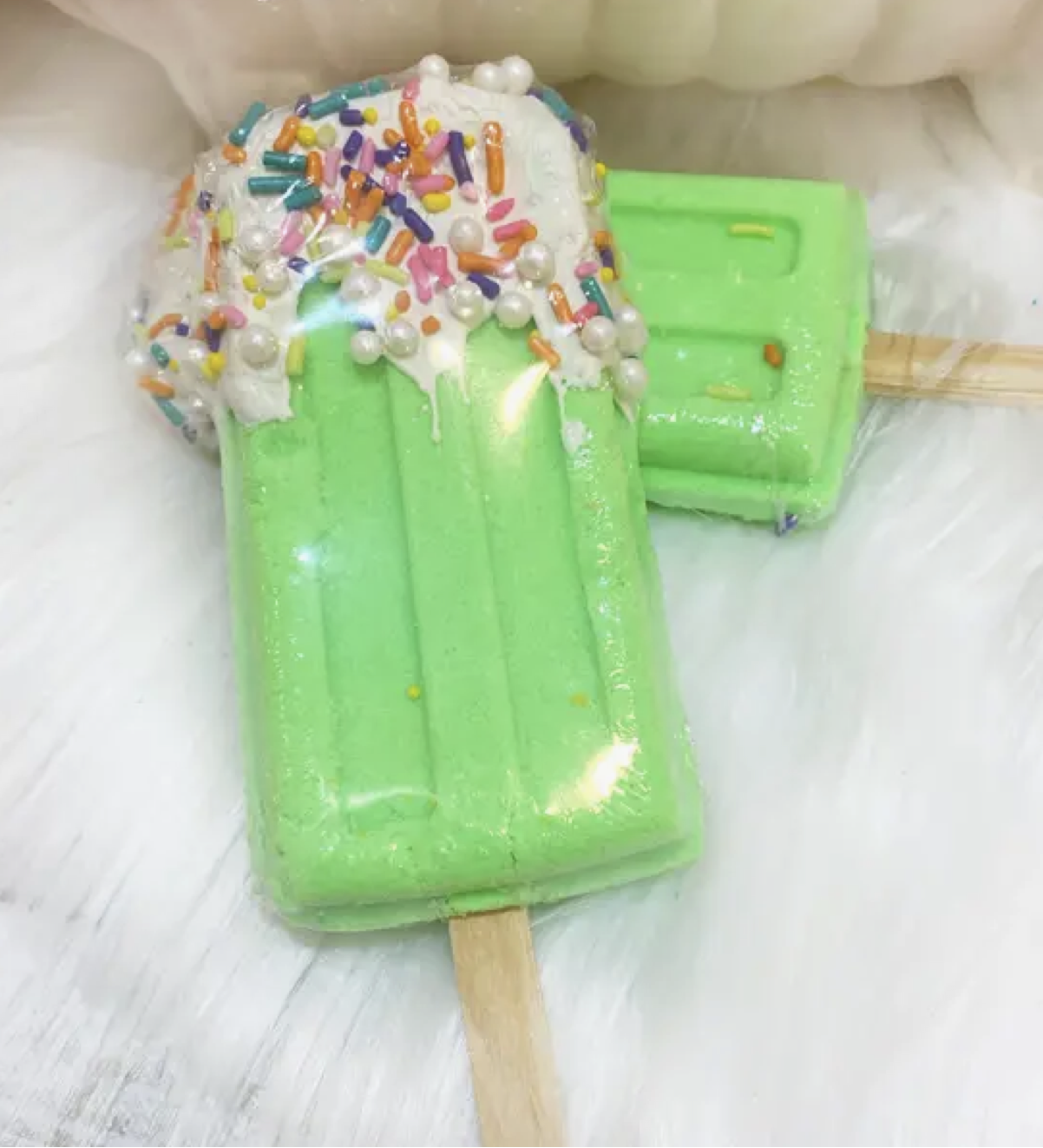 Green Popsicle Bath Bomb