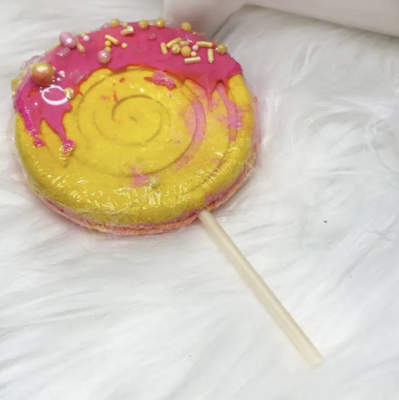 Yellow Lollipop Bath Bomb