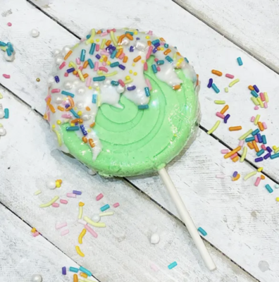 Green Lollipop Bath Bomb