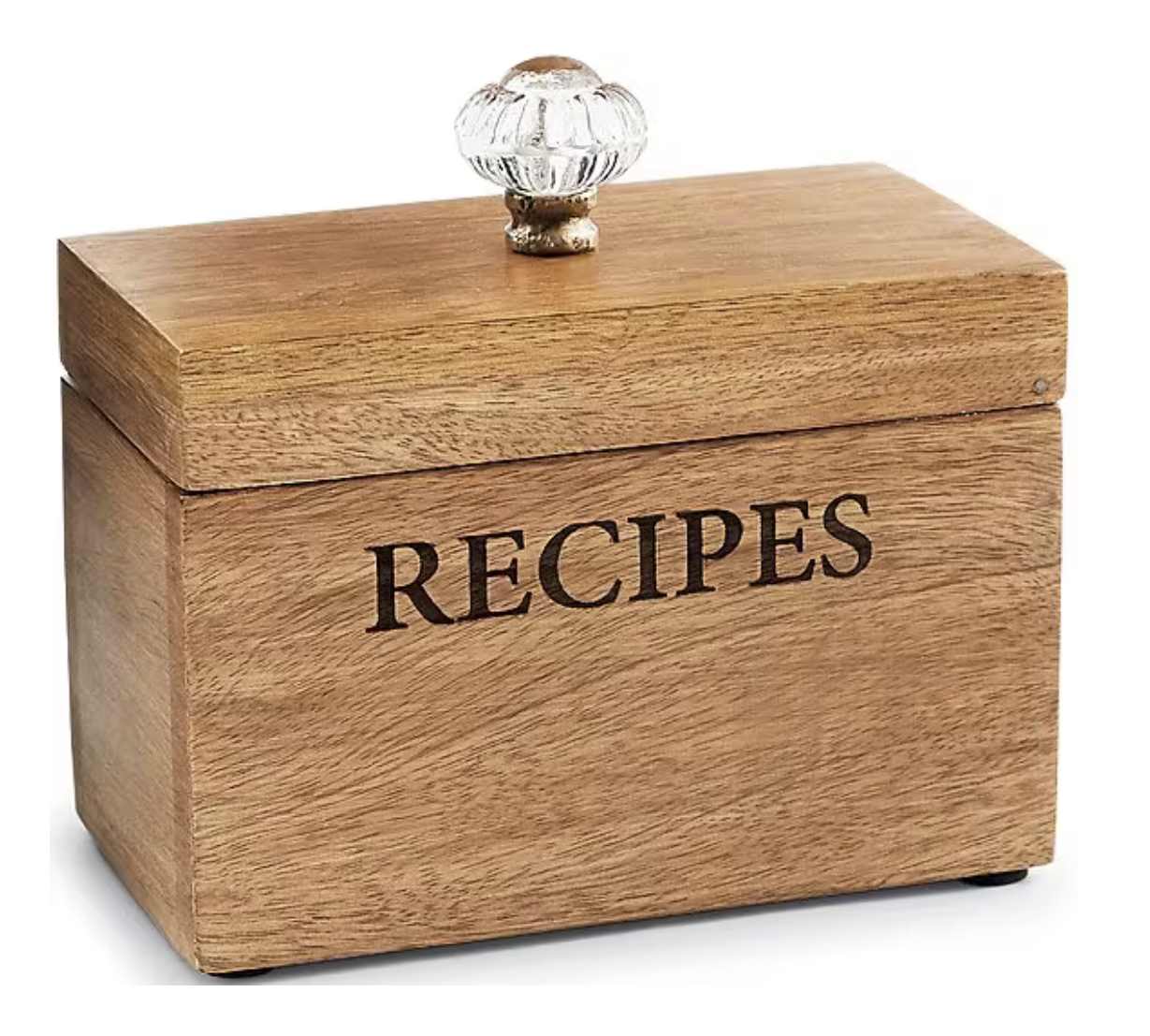 Wooden Recipe Box