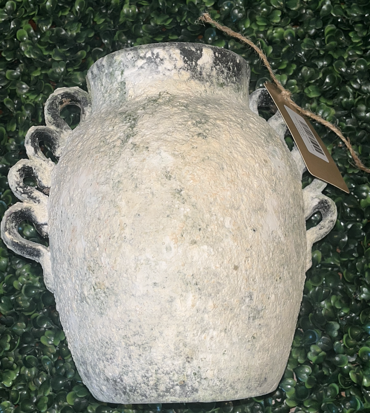 Small Ribbon Handle Vase