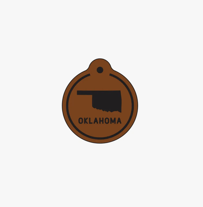 Oklahoma Leather keychains