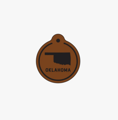 Oklahoma Leather keychains