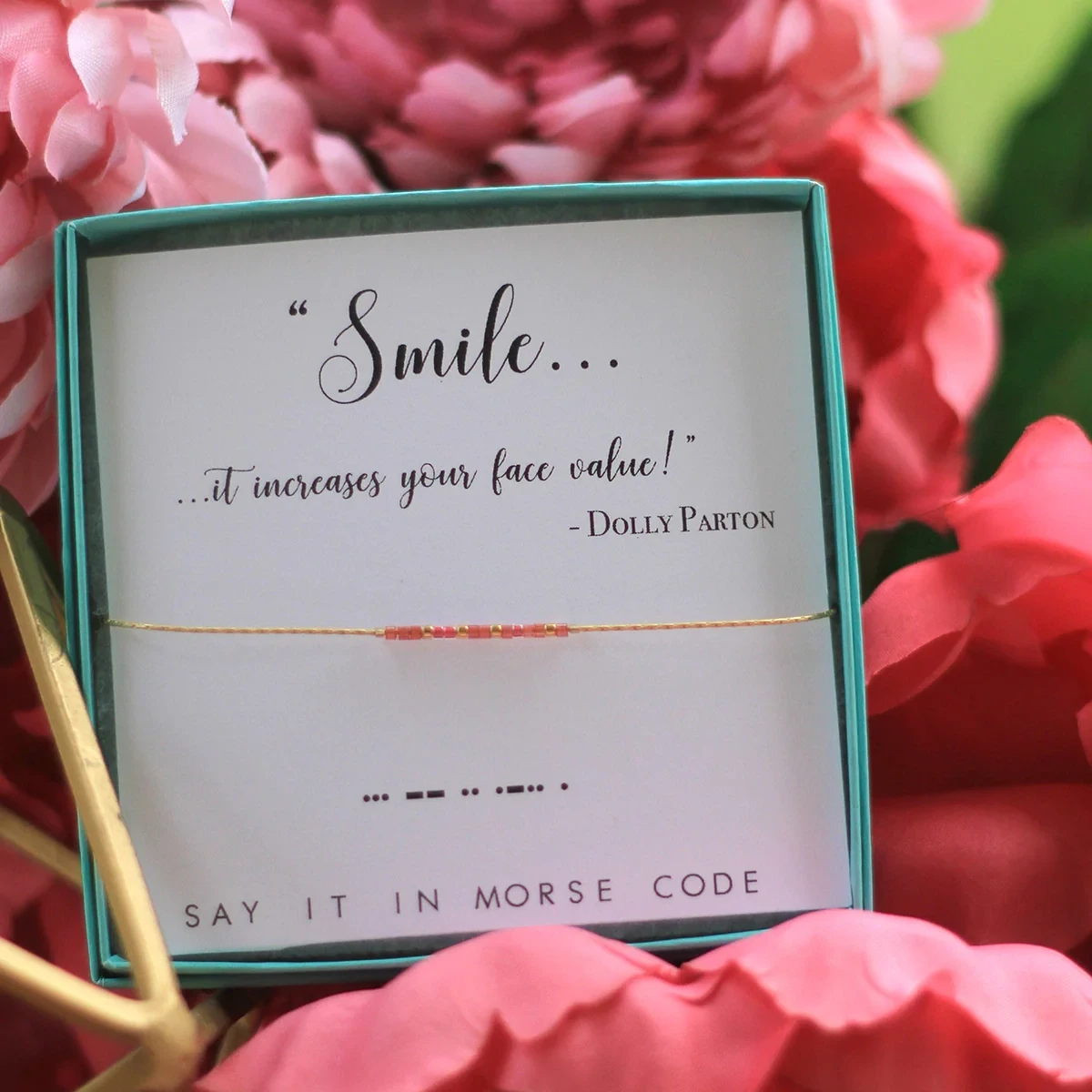 Dot and Dash Bracelet- Smile