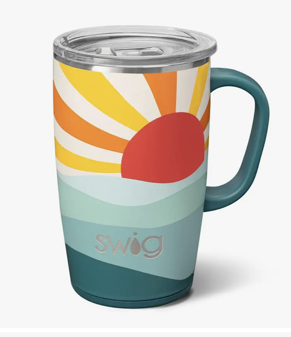Sun dance travel mug