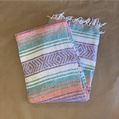 Assorted Color Striped Blankets