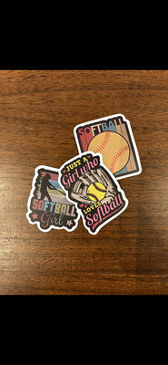 Baseball/softball stickers