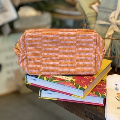 Orange and Pink Makeup bag