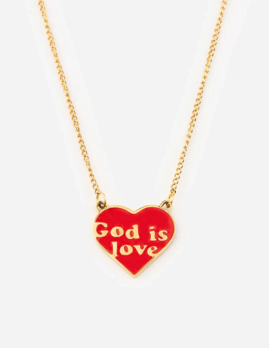 God is love necklace