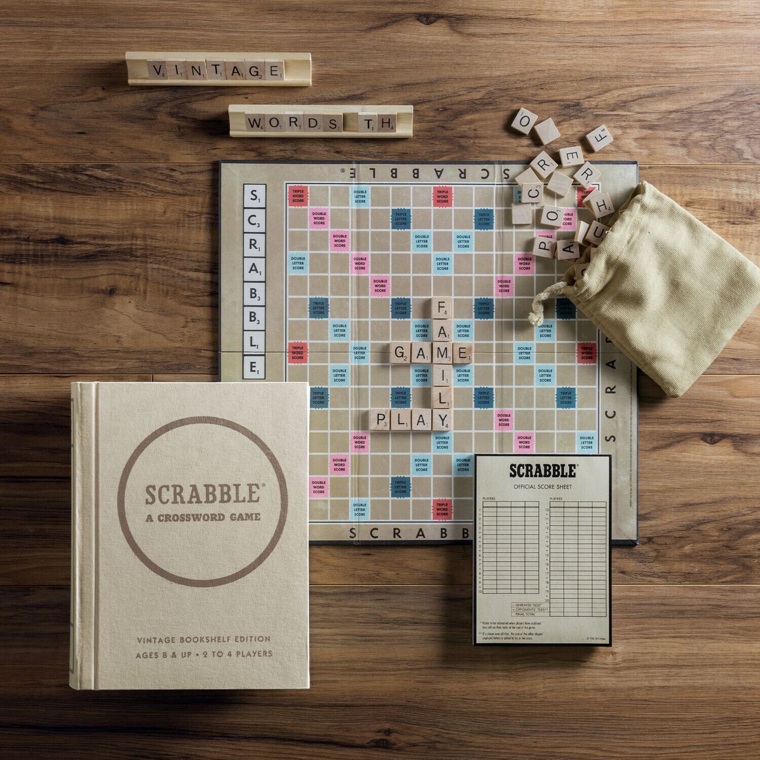 Bookshelf Game- Scrabble