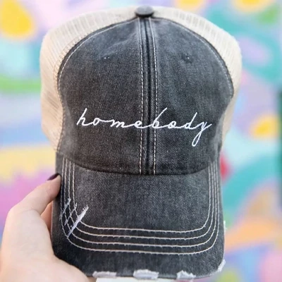 Homebody Denim Trucker Hat