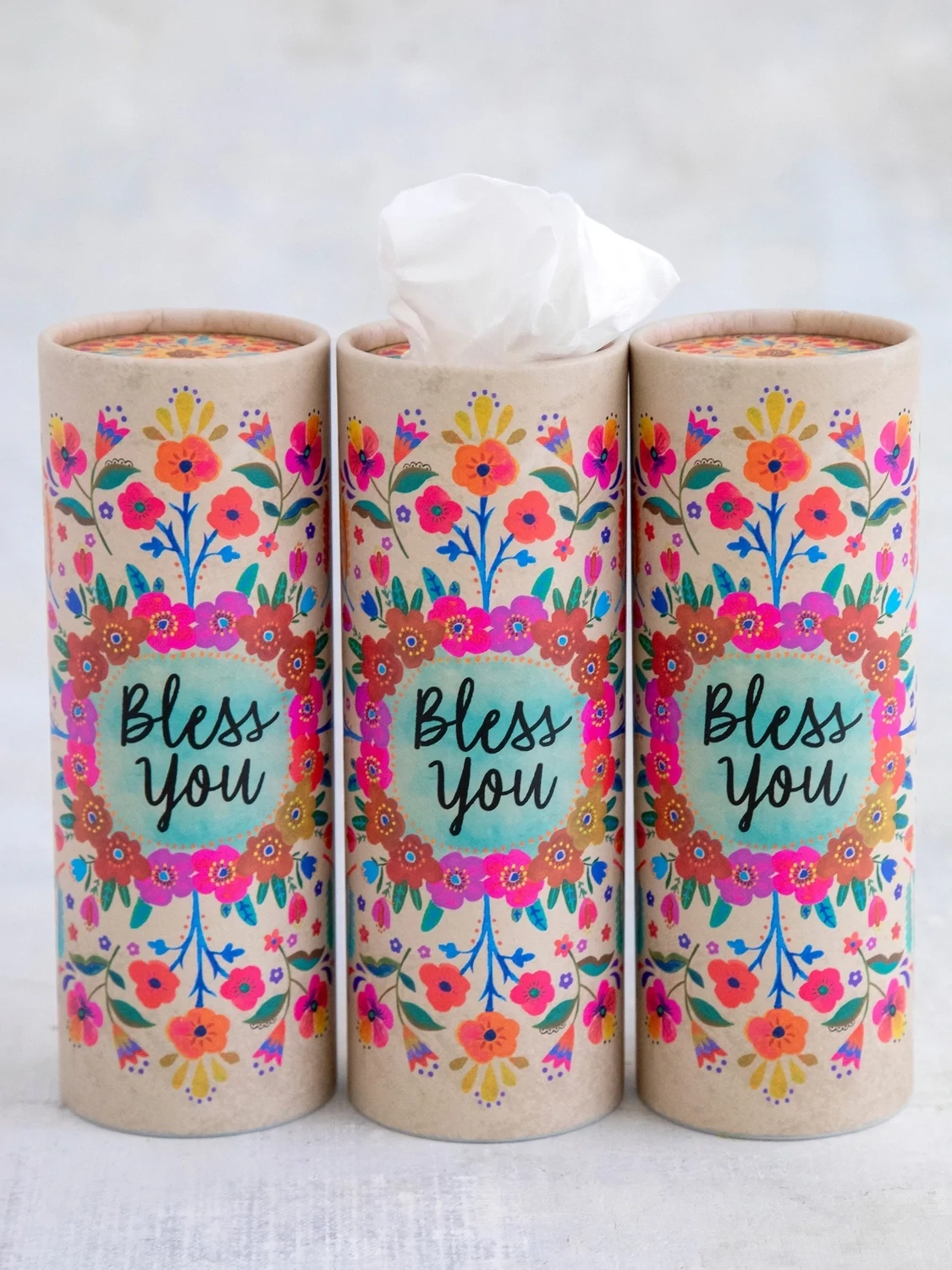 Car Tissues, Set of 3 - Bless You 